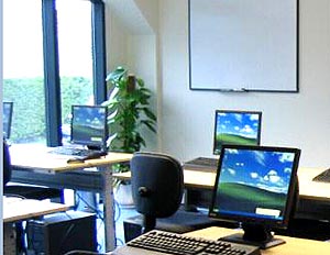 Classroom at client training facility